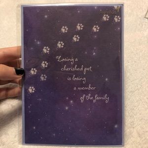 pet loss card
